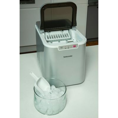 Máquina de Gelo Suggar 12 Kg Prata 110V MG1501PR 110V