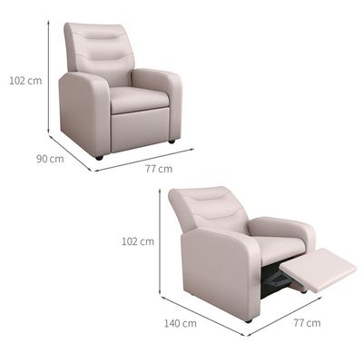 Poltrona Reclinável Classic Bege