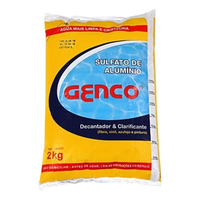 Sulfato De Alumínio Genco Decanta E Clarifica Água Piscinas