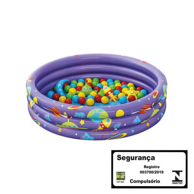 Banheira Inflável com Acessórios Galáxia