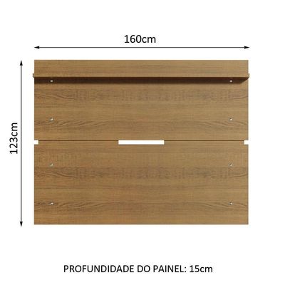Painel para TV até 65" Rustic Madesa