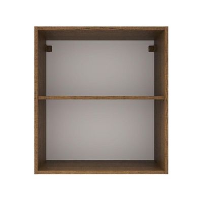 Armário Aéreo Madesa Agata 60 Cm 1 Porta Rustic Cinza
