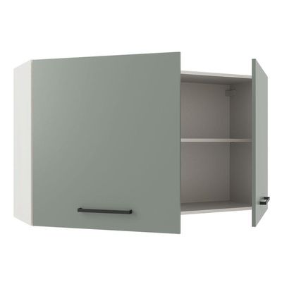Armário Aéreo com 2 Portas Cinza Agata Madesa