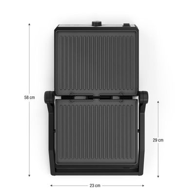 Grill Philco 2 em 1 Chapas Removíveis e abertura 180° PGR50A 127V