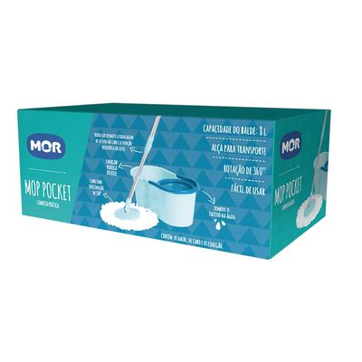Esfregão Mop Pocket Limpeza Prática
