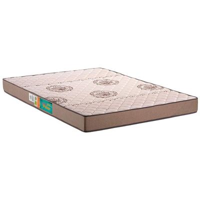 Cama Box Solteiro: Colchão Espuma D33 Polar Pérola + Base CRC Suede Clean(88x188)