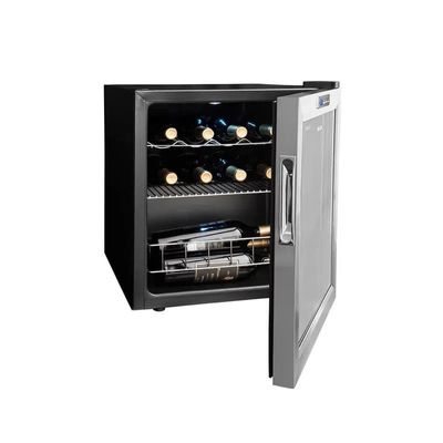 Adega Suggar Lyon 13 Garrafas Preta Inox 220V AD1522IX 220V