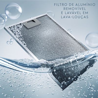 Coifa de Parede Electrolux 60cm Inox Experience com Inteligência Artificial e Alto Poder Sucção (CE6TF) 220V