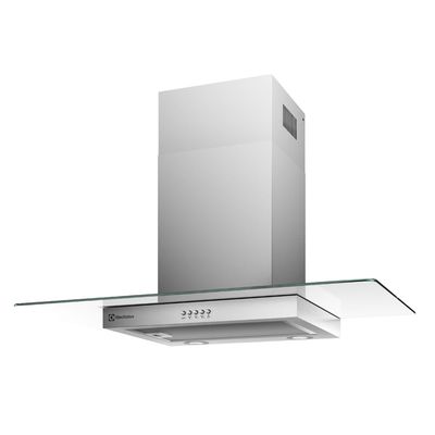 Coifa de Parede Electrolux 90cm de Vidro Efficient com Luz de Led (CE9VX) 220V