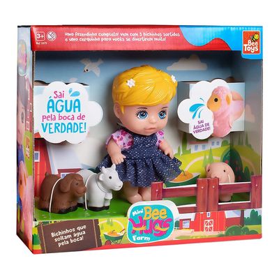 Boneca Bee Toys Mini Huggs Farm - Item Sortido UNICA
