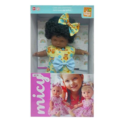 Boneca Bee Toys Layla Negra UNICA
