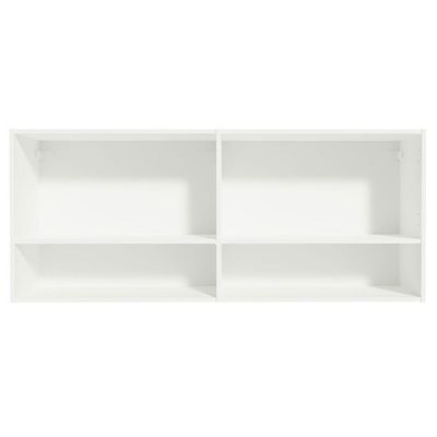 Armário Aéreo Para Quarto Com Nicho E Prateleira 120cm Branco Madesa Branco