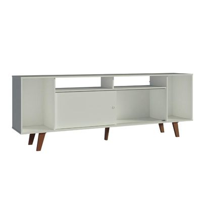 Rack para TV até 65" Cancun com Pés Branco/Rustic Madesa