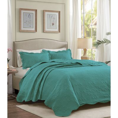 Jogo De Colcha Milao Casal Corttex Verde UN / Verde