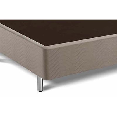 Cama Box Base King Universal Suede Clean (193x203x20) - Costa Rica