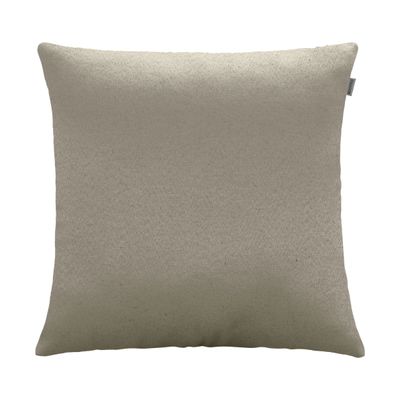 Capa De Almofada Jacquard Liso Adomes Bege UN / Bege