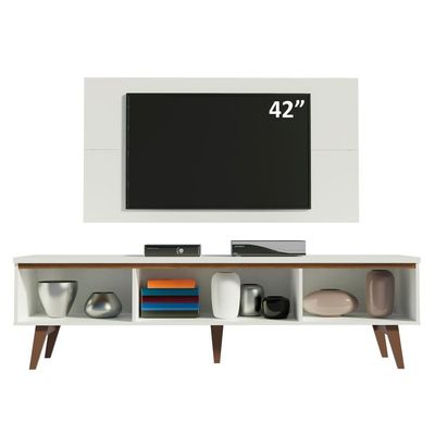 Rack e Painel para TV até 55" Reims Branco Madesa