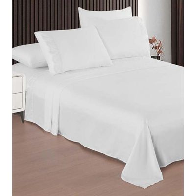 Jogo De Cama Marquesa Bordado Inglês Queen Camesa Branco UN / Branco