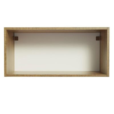 Armário Aéreo de Cozinha Agata 70cm 1 Porta Rustic Cinza