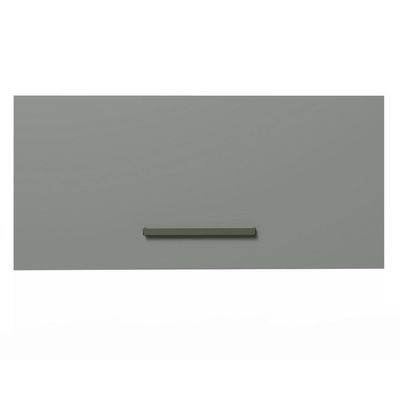 Armário Aéreo de Cozinha Agata 70cm 1 Porta Rustic Cinza