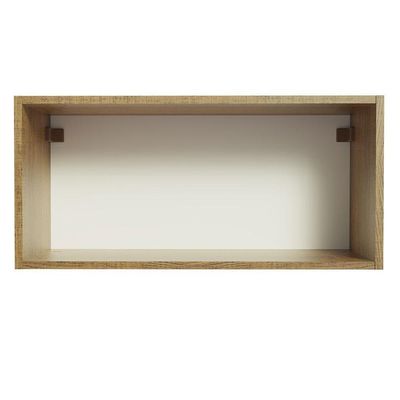 Armário Aéreo de Cozinha Agata 70cm 1 Porta Rustic Cinza