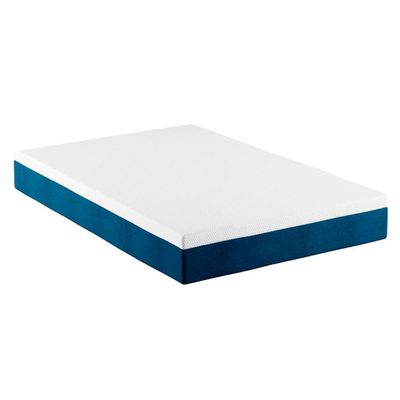 Colchão Viúva Guldi Firme Mola Ensacada (25x128x188) Branco e Azul