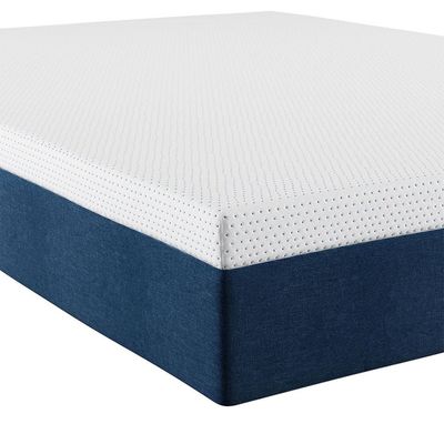 Colchão Viúva Guldi Firme Mola Ensacada (25x128x188) Branco e Azul