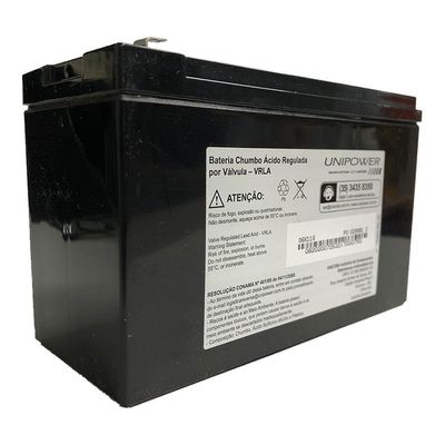 Bateria Unipower Para Nobreak Up1270E F187 12V 7.0Ah