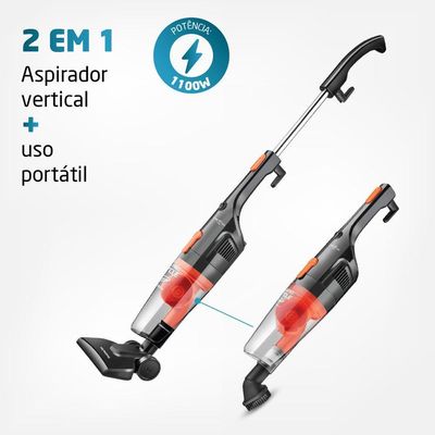 Aspirador de Pó Mondial Turbo Cycle Preto Laranja 220V AP-35 220V