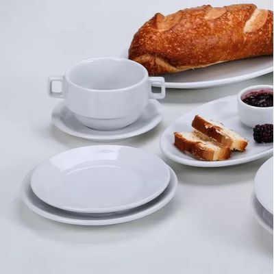 Prato Sobremesa Porcelana 18,5 cm Bar Hotel Germer