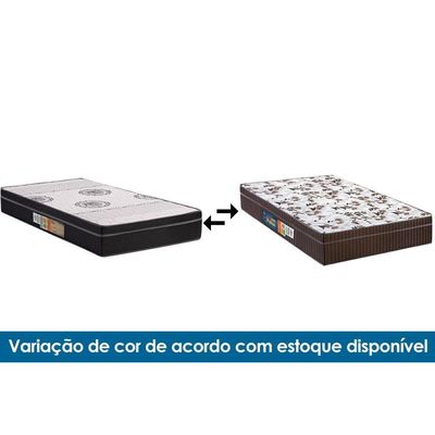 Cama Box Baú Queen: Colchão Anatômico Polar D28 / EP Orthoface Firme + Base CRC Suede Clean(158x198)