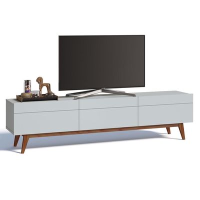 Rack Classic I 3 GV Branco Acetinado 218 cm