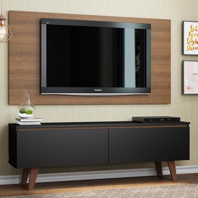 Rack e Painel para TV 55" Le Mans Rustic Madesa
