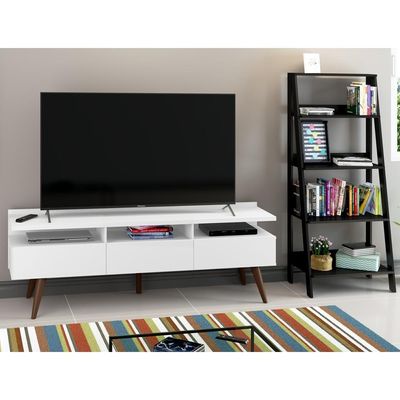 Rack TV Até 65 Polegadas Londres e Estante Escada Madesa