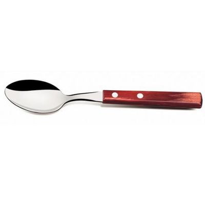 Kit 3 Colher de Mesa Inox Polywood Vermelha - Tramontina