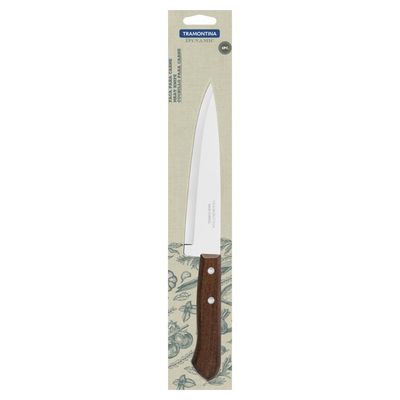 Faca Peixeira Tramontina Dynamic com Lamina de Aço Inox e Cabo de Madeira 6"