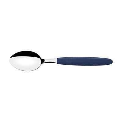 Colher de Mesa Tramontina Ipanema com Lamina em Aço Inox e Cabo de Polipropileno Azul