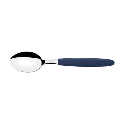 Colher de Mesa Tramontina Ipanema com Lamina em Aço Inox e Cabo de Polipropileno Azul