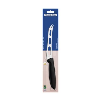 Faca para Queijo Tramontina Plenus com Lamina em Aço Inox e Cabo de Polipropileno Preto 6"