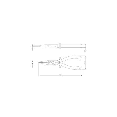 Alicate Bico Meia Cana 6" Isolado 1000 V Tramontina