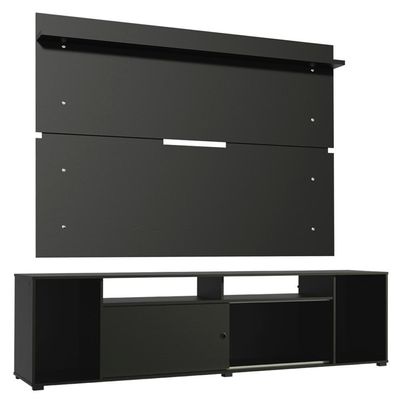 Rack e Painel para TV até 65" Cancun Preto Madesa