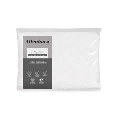 Protetor de Colchão Impermeável Queen Altenburg Branco UN / Branco