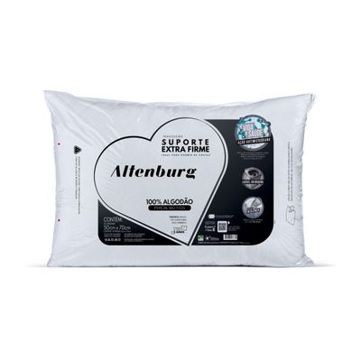 Travesseiro Suporte Extra Firme Altenburg Branco UN / Branco