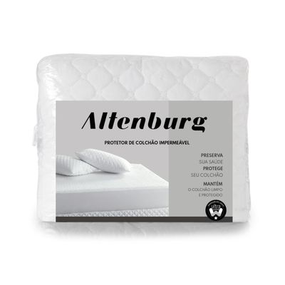 Protetor de Colchão Impermeável Casal Altenburg Branco UN / Branco