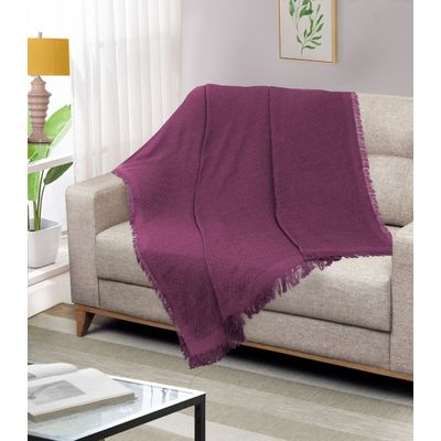 Manta Para Sofá Tapetes Junior Roxo UN / Vermelho