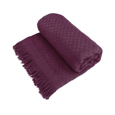 Manta Para Sofá Tapetes Junior Roxo UN / Vermelho