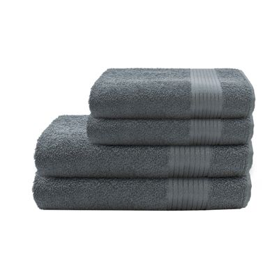 Toalha de Rosto Omega Camesa Cinza UN / Cinza