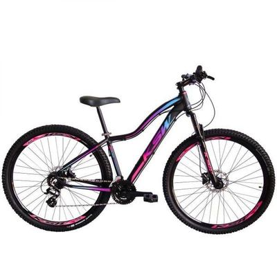 Bicicleta Aro 29 Ksw 24 Marchas Freios A Disco K7 Suspensão