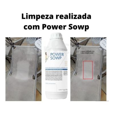 Power Sowp Detergente Alcalino Pisos Toldos Guarda Sol Cadeira