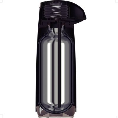 Garrafa Térmica Tramontina Exata 1,8L Preto Ampola de Vidro para Café Chá Água Cozinha Mesa Jantar